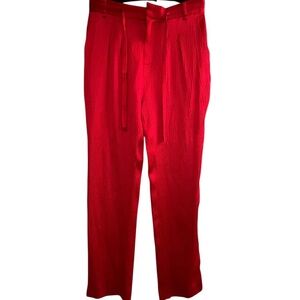 Roland Mouret Pleated Silk Pants 8